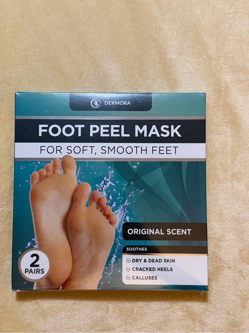 Dermora Foot Peel Mask 2 Pair